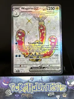 Pokemon Card Wugtrio Ex 190/162 Ultra Rare Temporal Forces Near Mint - Image 1