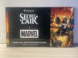 MTG Spider-Man Venom Unleashed Colors Rainbow Foil New Sealed Secret Lair Drop - Image 1