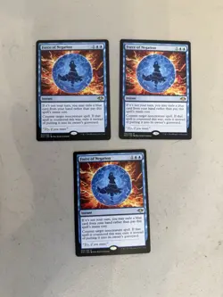 MTG Magic the Gathering: 3x Force of Negation Modern Horizons (MH1) - Image 1