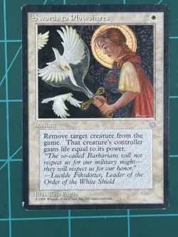 MTG Swords to Plowshares Ice Age Regular - Image 2