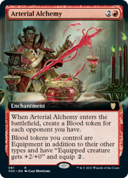 Arterial Alchemy - Extended Art - Commander: Innistrad: Crimson Vow #061 MTG Mag - Image 1
