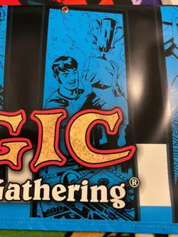 Magic the Gathering WOTC Promo Double-Sided Vinyl Hanging Banner Blue 48"x18" - Image 2