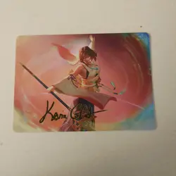 Yuna, Grand Summoner Art Card (Gold-Stamped Signature) - Near Mint MTG - Image 1