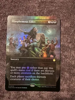 Blasphemous Edict (Borderless) Foundations Foil - Image 1