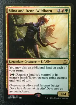 Mina and Denn, Wildborn - Oath of the Gatewatch - 156/184 - Magic The Gathering - Image 1
