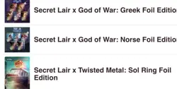MTG Secret Lair PlayStation Twisted Metal Sol Ring Rainbow Foil Edition Presale - Image 3