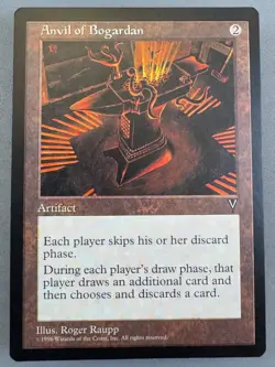 Anvil of Bogardan Visions MTG-Unplayed NM/Mint-Vintage Magic-RESERVE LIST - Image 1