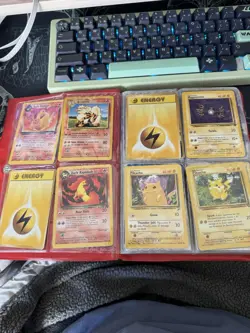Vintage Pokemon Yu-Gi-Oh! Binder 100+ Cards Mewtwo Dark Magician Holo Lot - Image 3