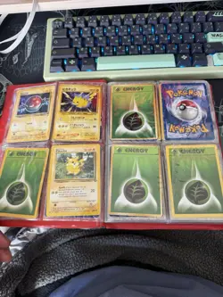 Vintage Pokemon Yu-Gi-Oh! Binder 100+ Cards Mewtwo Dark Magician Holo Lot - Image 4