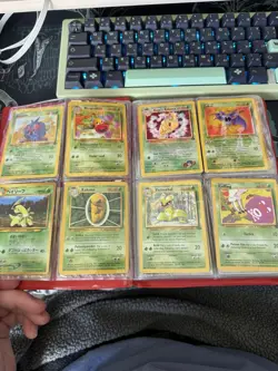 Vintage Pokemon Yu-Gi-Oh! Binder 100+ Cards Mewtwo Dark Magician Holo Lot - Image 5