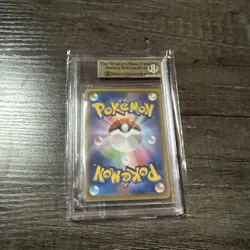 2021 POKEMON JAPANESE 25TH ANNIVERSARY #001 FULL ART PIKACHU REVERSE FOIL BGS - Image 2