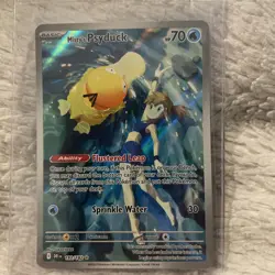 Pokemon English Misty's Psyduck Destined Rivals 193/182 Illustration Rare - Image 1