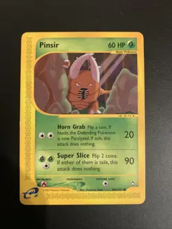 Pokemon TCG VTG Pinsir 101/147 Common Aquapolis - Image 1