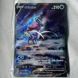 Pokemon TCG: Suicune v GG38/GG70 Crown Zenith Ultra Rare NM/M PACK FRESH - Image 1