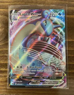 Pokemon Sword And Shield Lapras 050/202 VMAX Ultra Rare English TCG NM - Image 1