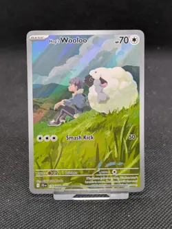 Pokemon TCG 170/159 Wooloo Full Art Illustration Rare Journey Together *New - Image 1