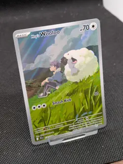 Pokemon TCG 170/159 Wooloo Full Art Illustration Rare Journey Together *New - Image 2