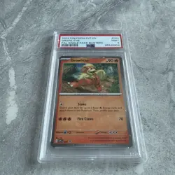 2023 Pokemon Scarlet & Violet Black Star Promo Growlithe 024 Holo PSA 9 Mint - Image 1