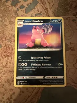 Galarian Slowbro Rare - 092/163 - Battle Styles Pokemon 2021 - Image 1