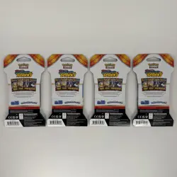 Pokemon TCG Scarlet & Violet Surging Sparks - 4 Sleeved Booster Packs - Sealed - Image 4