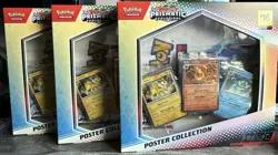 Pokemon TCG Scarlet & Violet Prismatic Evolutions Poster Collection 3-Pack - Image 1