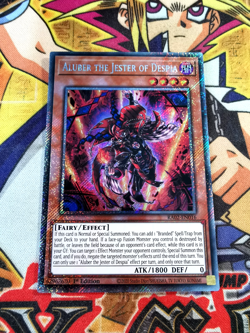 Aluber the Jester of Despia ra02-en016 1st (NM+) Platinum-Secret Rare Yu-Gi-Oh! - Image 1
