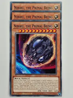Yu Gi Oh - 3x SDWD-EN016 Nibiru, the Primal Being - Common - Image 1