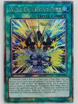 Yu Gi Oh - LEDE-EN064 Wake Up Centur-Ion! - Quarter Century Secret Rare - Image 1