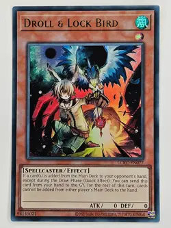 Yu Gi Oh - LCKC-EN077 Droll & Lock Bird - Ultra Rare - Image 1