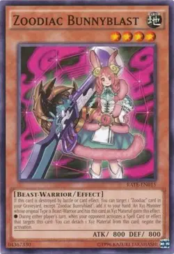 Zoodiac Bunnyblast - RATE-EN015 - Common - Unlimited Edition - Lightly Played - Image 1
