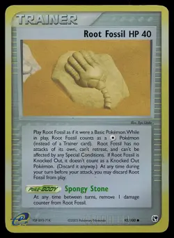 Pokemon Card - Root Fossil Sandstorm 92/100 Reverse Holo - Image 1