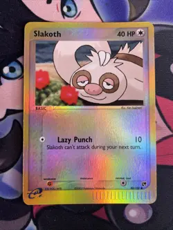 Pokemon Card - Slakoth Sandstorm 80/100 Reverse Holo Lp/Nm - Image 1