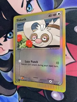 Pokemon Card - Slakoth Sandstorm 80/100 Reverse Holo Lp/Nm - Image 3