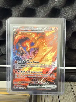 Pokemon TCG Team Rockets Moltres EX Destined Rivals Card 229/182 M/NM Fresh Pull - Image 1