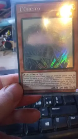 sale is a Yu-Gi-Oh! “Honest” Ghost Rare card from the Italian - Image 3