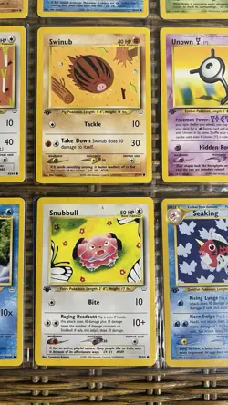 Lot 29 Vintage 1st Edition Pokemon Cards Mostly Neo Revelation WOTC - Image 4
