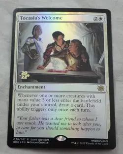 Magic The Gathering Tocasia's Welcome #30 Foil Prerelease Card NM BRO - Image 1