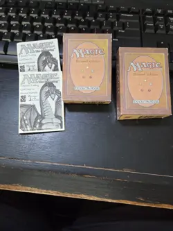 2x MTG Revised Edition EMPTY 2-player Starter Deck box NO CARDS 1994 - Image 1