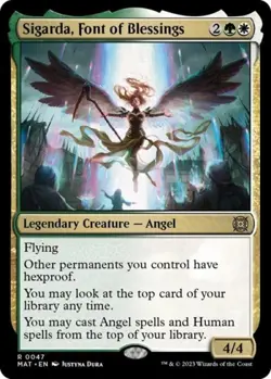 Sigarda, Font of Blessings - Near Mint MTG March of the Machine: The Aftermath - Image 1