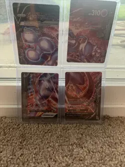 Pokemon Mewtwo V-Union Full Set of 4 SWSH159, SWSH160, SWSH161, SWSH162 Cards - Image 1