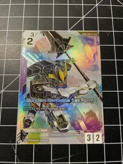Gundam Card Game Gundam Barbatos 1st Form LR++ GD02-054 Dual Impact - Image 1