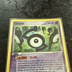 Pokemon Card - Unown S - Ex Unseen Forces S/28 Holo Rare Secret - LP - Image 3