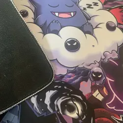 Gengar Rubber Playmat Play Mat For Tcg Trading Card Game Pokemon Collage - Image 4