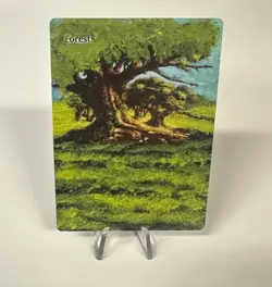 Forest Hand Painted Altered Art Card Magic the Gathering - Image 1