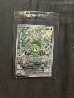 Pokemon TCG Scarlett & Violet Black Bolt Petilil Holo Card Illustration 091/086 - Image 1