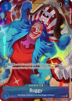 Buggy (Seven Warlords of the Sea) ST17-003 One Piece Promotion Cards Alt Art - Image 1