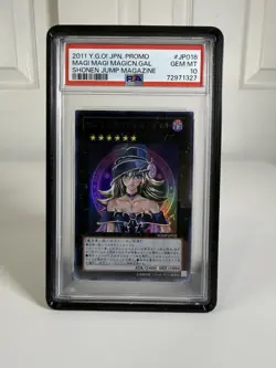 Yu-Gi-Oh Magi Magician Gal Ultra Rare Card WJMP-JP018 PSA 10 - Image 1