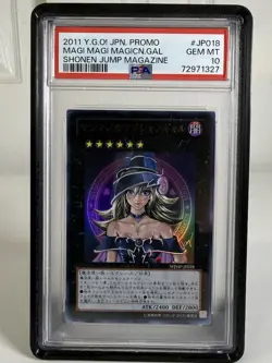 Yu-Gi-Oh Magi Magician Gal Ultra Rare Card WJMP-JP018 PSA 10 - Image 2