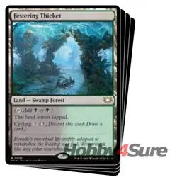 Festering Thicket X4 M/NM Magic: The Gathering MTG Edge Of Eternities Commander - Image 1