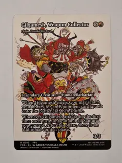 Gilgamesh, Weapon Collector R0013 Regular (Showcase) Final Fantasy MTG NM - Image 1